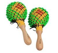 Tycoon Percussion TMPB-Y - Marcacas in plastica con perline, colore: Giallo