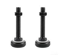 Tycoonest 4 piedini regolabili per mobili con dado di bloccaggio, bilanciamento e protezione per mobili traballanti su tutti i pavimenti, M10 x Ø 50 mm x 100 mm