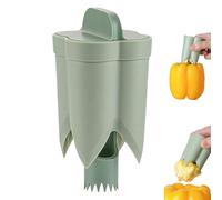 TyCylKu Cutter per pepe 2 in 1, peperone peperone in ABS, Jalapeno, , nucleo di peperoni, 11 x 5,5 cm, strumento professionale per peperoni, risparmio di e semplice