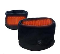 TyCylKu Sciarpa riscaldata USB in pile polare 26x14cm 3 modalità scaldacollo riscaldato invernale, sciarpa elettrica per collo, collo nero sciarpe tubo elettrico per uomini e donne, scaldacollo con