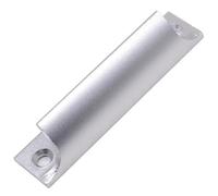 TYDHGSE 1 Maniglia For Porta In Lega Di Alluminio, Push-pull, For Balcone, Cancello, Finestra, Pomello, Mobili(Silver)