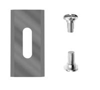 TYDHGSE 30 Pezzi di Lame for Tagliabordi, Pezzi di Ricambio for Tosaerba, 35,8 * 18,5 * 0,65 Mm (Come Mostrato in Figura), for Tosaerba Automatico/Robot da Giardino.(30pcs Sliver)