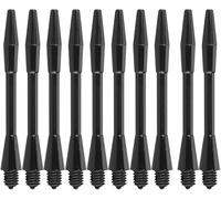 Tyenaza 100 Pezzi Punte Freccette Plastica, Aste per Freccette PP Nylon Leggera, Facile da Fai da Te Migliore, per Gli Appassionati di Freccette Nero