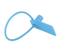 Tyenaza 100 pz Etichette con Chiave Freccia Autobloccanti, Etichetta Usa e Getta Cavo Colorato Marchio di Identificazione Segni Cravatte Antifurto Cravatta Autobloccante (Blue)