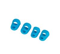Tyenaza 10Pcs Guitar Fingertip Protector, Silicone Material Comfortable Soft 2.4x2.4x 2.8cm Protection Effect Finger Cover