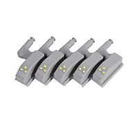 Tyenaza 10pcs LED Cerniera Interna Lampada sotto Le luci dell'Armadio luci del sensore Armadio Armadio Universale per Camera da Letto Cucina Armadio Lampada da Notte(#2)