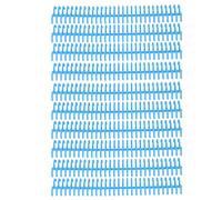 Tyenaza 10Pcs Loose Leaf Binding Spine, 30 Holes 22mm Inner Diameter Plastic Binding Rings (f)