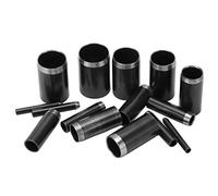 Tyenaza 15 Pcs Leather Punch Mold, Leather Craft Cutter, Incisive Edges High Density 1 to 15mm Hollow Punch Cutter for DIY Jewelry Craft