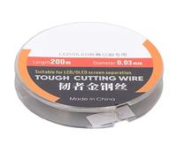 Tyenaza 200M Phone LCD Screen Cutting Line High Hardness Steel Phone LCD Screen Separating Wire (0.03mm)