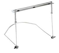 Tyenaza 24 Hole Harmonica Stand Adjustable Neck Bracket Musical Wind Instrument Accessories for Professional Players (24 holes silver)