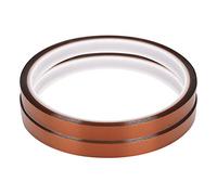 Tyenaza 2PCS 33M High Temperature Resistant Adhesive Tape Polyimide Film Yellow Brown Accessory (8mm)