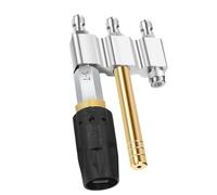 Tyenaza 3 in 1 Tip M5 Twist Nozzle, Stainless Steel Adjustable Downstream Soft Wash Nozzle with 1/4 Quick Connect 3-7 GPM Pressure Washer Nozzle