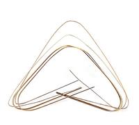 Tyenaza 4 Pezzi 0,5 mm 0,7 mm 1,0 mm 1,5 mm Oro Argento Rame Bacchette per Saldatura, Bacchette per Brasatura in Metallo a Bassa Temperatura per Gioielli