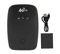 Tyenaza 4G LTE Mobile WiFi Unlocked 2100mAh Battery High Speed Portable Travel Hotspot Mini Router with SIM Card Slot Black (US Version)