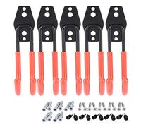 Tyenaza 5Pcs Garage Hook, Wall Mounted Double Hook Heavy Duty Garage Storage Utility Hooks with AntiRust Coating