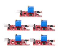 Tyenaza 5Pcs Modulo Sensore Suono, Microfono Suono Modulo di Rilevazione Sensore Ultra Piccolo Professionale Microfono Amplificatore IC KY-038