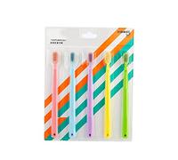 Tyenaza 5pcs spazzolino morbido, per adulti arrotondati per la testa PP per cure (24 x 18,5 x 2 cm)