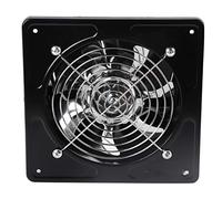 Tyenaza Aspiratore Cucina 190mm 40W 220V, Aspiratore Bagno, Aspiratore per Fumi di olio per uso Domestico, Ventola Ricircolo Aria Tipo di Finestra Forte Scarico Fumi, Aspiratore industriale (Nero)