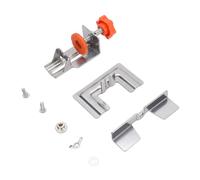 Tyenaza Cabinet Door Mounting Jig with Base, Stainless Steel Adjustable Support Arm Door Installation Locator