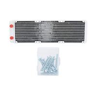Tyenaza Computer Radiator, White Copper PC Heat Sink Water Cooling Radiator 360mm for Industrial Instruments
