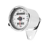 Tyenaza Contachilometri Universale per Moto, 12V Misuratore Contachilometri con Doppio Display Digitale e Indicatore di Segnale, Misurazione della Velocità Massima 160 Km/H