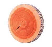 Tyenaza Cuscino Decorativo Rotondo, 3D Albero Legno Tronco Cuscino Cerchio Cuscino da Pavimento per Casa, Divano, Divano, Camera da Letto, Arredamento Soggiorno, Ceppo