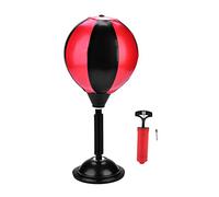 Tyenaza Desktop PU Punching Bag Stress Relief Adult Sport Boxing Training with Strong Spring for Home or Office