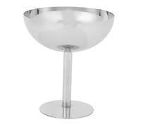 Tyenaza Dessert Bowl, Stainless Steel 200ml Reusable Pudding Cup Salad Dessert Holder Snack Fruit Candy Container for DIY Ice Cream (Alto)