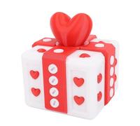 Tyenaza Disidante Cassetta con Viti, 3,94 Pollici fastidiosi segnali per Puzzle Giocattolo Sorpresa Divertente Scherzo in Denaro Container novità (Blanc Rouge)