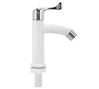 Tyenaza G1/2" Rubinetto di Acqua Fredda, Miscelatore Monocomando Bagno per Lavabo, Rubinetto in ABS per Bagno Moderno, Miscelatore Lavabo Installazione Facile