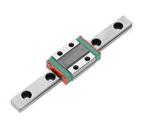 Tyenaza Mini Guida Lineare Scorrevole, Guida di Scorrimento Lineare in Miniatura con Blocco Scorrevole con Cuscinetto Lineare per Bstampante 3D CNC Fai-Da-Te (100mm)