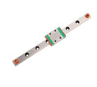 Tyenaza Mini Guida Lineare Scorrevole, Guida di Scorrimento Lineare in Miniatura con Blocco Scorrevole con Cuscinetto Lineare per Bstampante 3D CNC Fai-Da-Te (150mm)