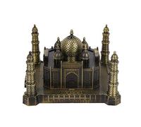 Tyenaza Modello in Metallo Taj Mahal Dell'India, Modello Di Edificio Famoso in Tutto Il Mondo Home Office Decor Ornamenti Souvenir di Viaggio