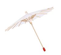 Tyenaza Ombrellino Giapponese, Ombrello di Carta Bianco Carta Decorativa Ombrellone Parasole Matrimonio Festa Nuziale Decor Foto Cosplay Prop(diametro 20/30/40/60cm)