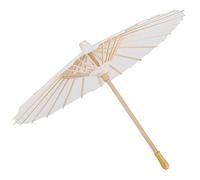 Tyenaza Ombrellino Giapponese, Ombrello di Carta Bianco Carta Decorativa Ombrellone Parasole Matrimonio Festa Nuziale Decor Foto Cosplay Prop(diametro 20/30/40/60cm)