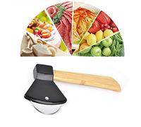 Tyenaza Pizza Cutter KIFE, buone fette rapidamente l'ascia rotonda Ergonomicamente per i ristoranti di casa (Black)