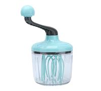 Tyenaza Sbattitore Manuale, Sbattitore per Uova Portatile in PP con Manico Staccabile Frusta per Crema Comodo e Antiscivolo Verde Chiaro per
