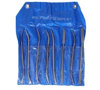 Tyenaza Set di 8 Raspe a estremità Doppia, 200mm Lime e Raspe per Legno, Lima per Intaglio del Legno Raspa File in Lega d'Acciaio per Intaglio del Legno, Lucidatura