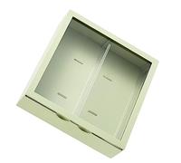 Tyenaza Showcase montata a Parete, Figure cieche Display Case di deposito Artigianale per la Polvere Polvere di conservazione della Bambola per bambolo Giocattolo (Verde Scuro)