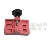 Tyenaza Strumento di riparazione 'orologio in lega di alluminio, strumento di flessione a fibbia per orologiai, regolatore a cintura, strumento di orologiaio multifunzionale (Rojo)