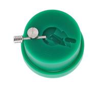 Tyenaza Supporto per bilanciere per riparazione orologi, strumento di installazione in plastica in acciaio inossidabile per strumento di riparazione per montaggio movimento orologio (2824)