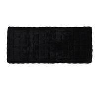 Tyenaza Tappetino per Letto per Cani per Auto 24,8x54 cm, Lavabile, Confortevole, Morbido, Antiscivolo, per Sedile Posteriore, Tappetino per Animali Domestici Fuzzy, per Auto, (Black)