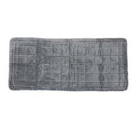 Tyenaza Tappetino per Letto per Cani per Auto 24,8x54 cm, Lavabile, Confortevole, Morbido, Antiscivolo, per Sedile Posteriore, Tappetino per Animali Domestici Fuzzy, per Auto, (Grey)