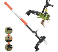 Tyenaza Weed Puller Tool, 39.3 in Long Handle 4 High Strength Stainless Steel Claws Gardening Stand Up Weeder Puller