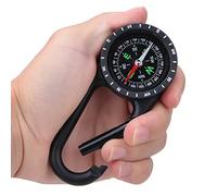 Tyenaza Zinc Legato Portable Carabiner Compass, Strumenti di navigazione per esterni ad anello graduato, per campeggio escursionistico (11x4,5x1,5 cm)