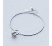 TYERY Cavigliera d'argento S925, Cavigliera femminile coreana della campana del palazzo di modo, Cavigliera personalizzata della campana, Cavigliera d'argento di Jewelrys925 del piede