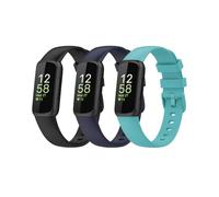 Tyeyober Confezione da 3 cinturini compatibili con Fitbit Inspire 3 per donne e uomini, cinturino di ricambio in silicone per Fitbit Inspire 3 Fitness Tracker