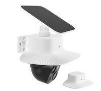 Tyeyober Staffa per copertura antipioggia per fotocamera Eufy Security SoloCam S340, accessorio per montaggio solare esterno Eufy S340, protegge la fotocamera dalla polvere e dai danni UV diretti