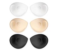 TYFGRT 3 Paia Di Coppe In Spugna, Coppe Rimovibili, Coppe Morbide, Coppe Per Reggiseno, Coppe Ispessite, Accessori Per Biancheria Intima