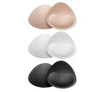 TYFGRT 3 Paia Di Cuscinetti Per Il Petto Triangolari Ispessiti, Cuscinetti Per Il Petto In Spugna, Cuscinetti In Spugna Rimovibili, Accessori Per La Biancheria Intima